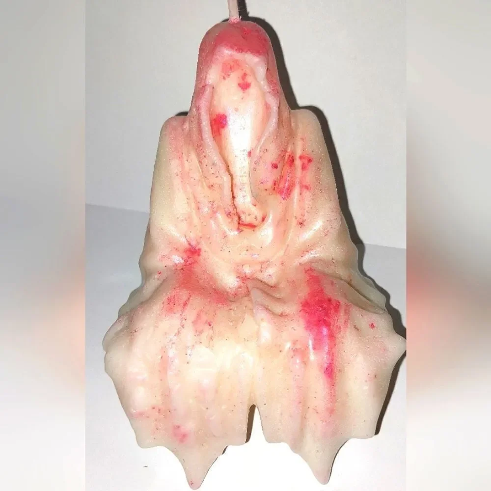 Hand crafted limited edition Grim reaper candle